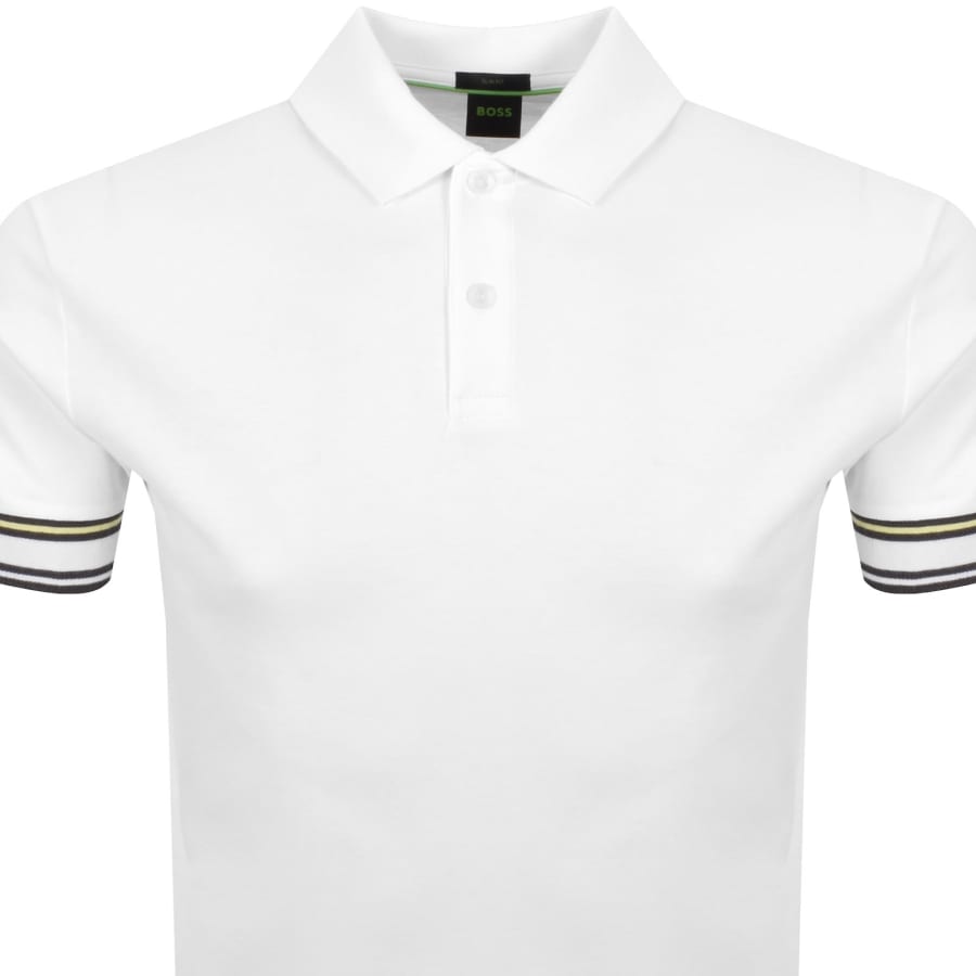 Image number 3 for BOSS Zone Polo T Shirt White