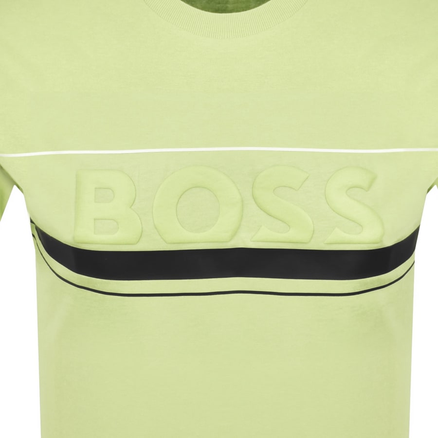 Image number 3 for BOSS Iconic Zone T Shirt Yellow