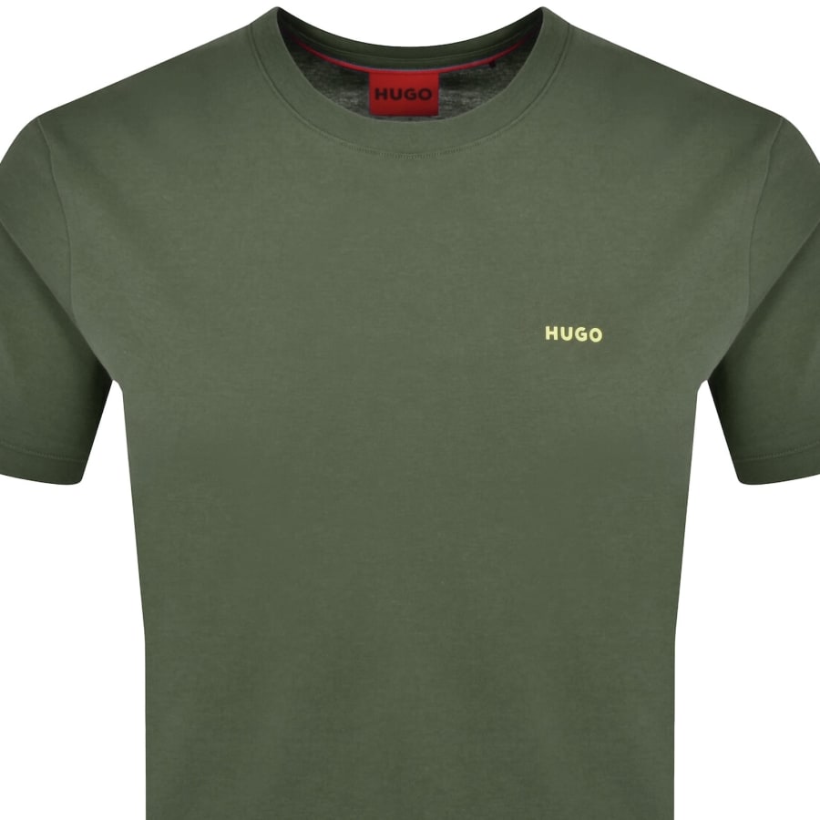 Image number 2 for HUGO Dero222 T Shirt Green