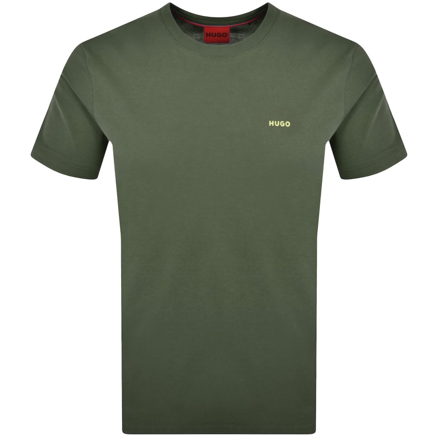 Image number 1 for HUGO Dero222 T Shirt Green
