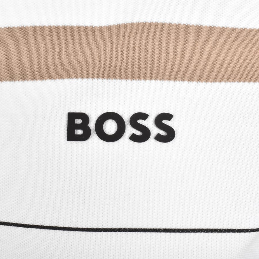 Image number 3 for BOSS Paule Slim Fit Polo T Shirt White