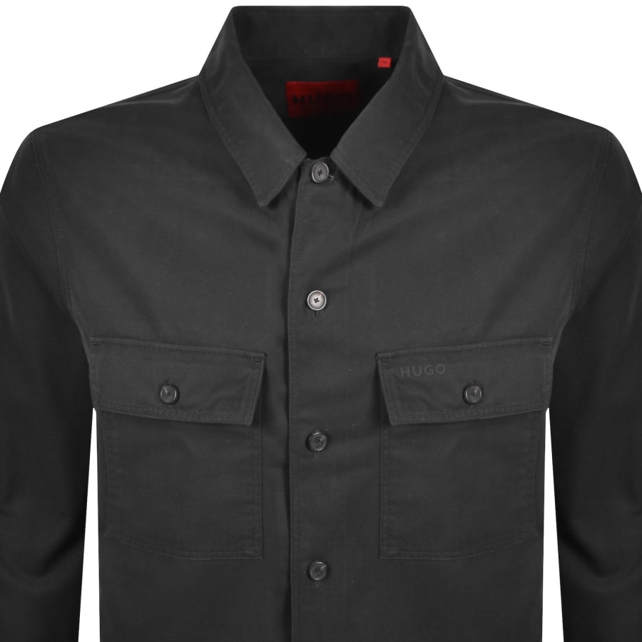 Image number 2 for HUGO Epoldo Overshirt Jacket Black