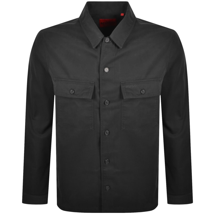 Image number 1 for HUGO Epoldo Overshirt Jacket Black