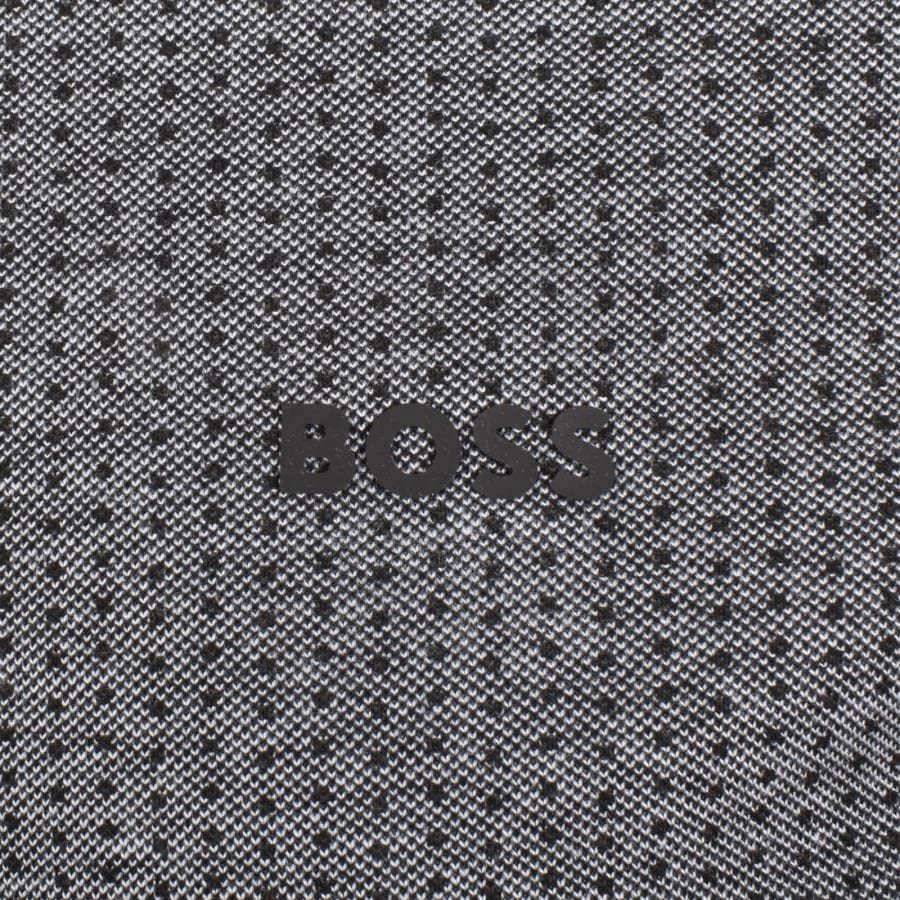 Image number 3 for BOSS Dot Print Polo T Shirt Dark Grey
