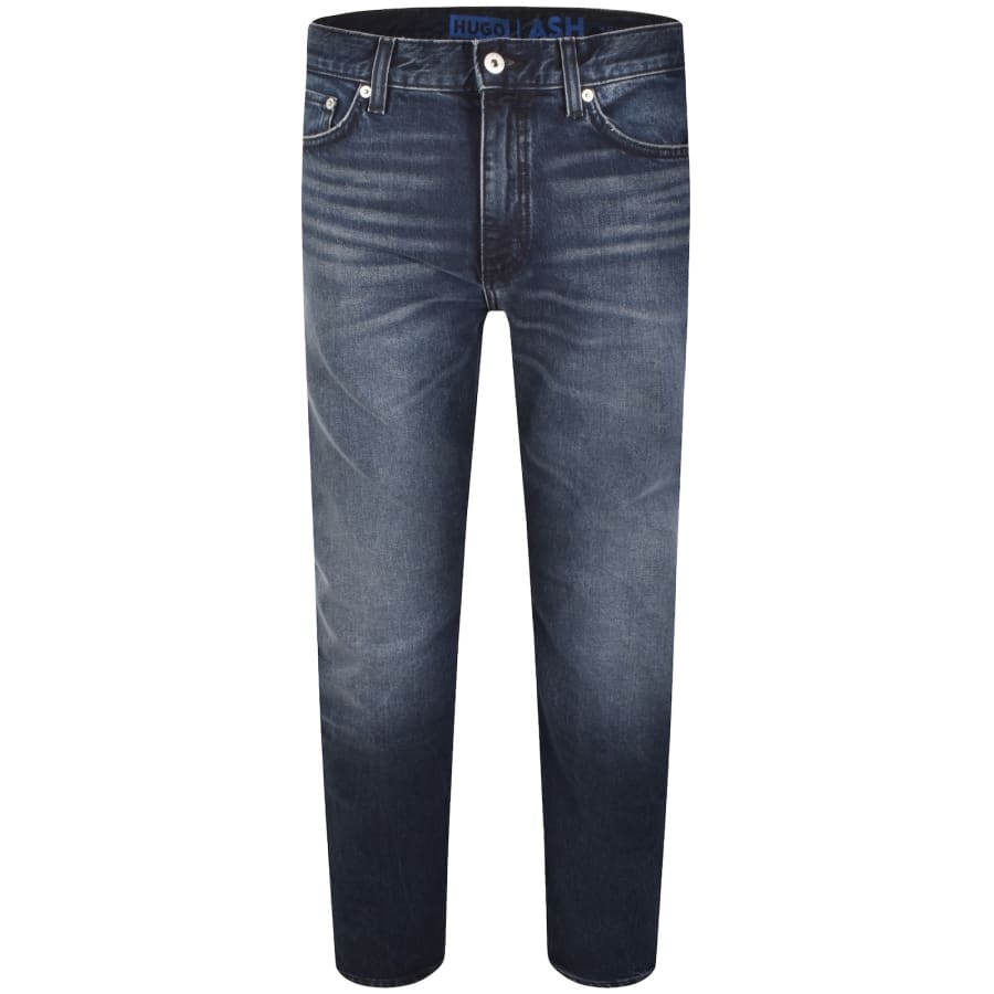 Image number 2 for HUGO Blue Slim Fit Ash Mid Wash Jeans