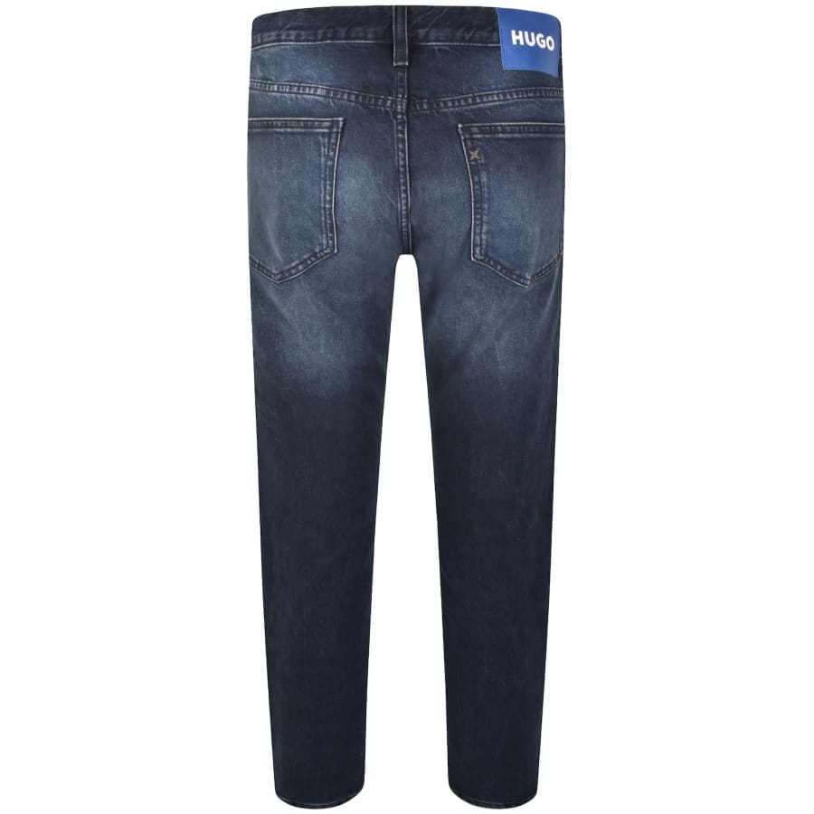 Image number 3 for HUGO Blue Slim Fit Ash Mid Wash Jeans