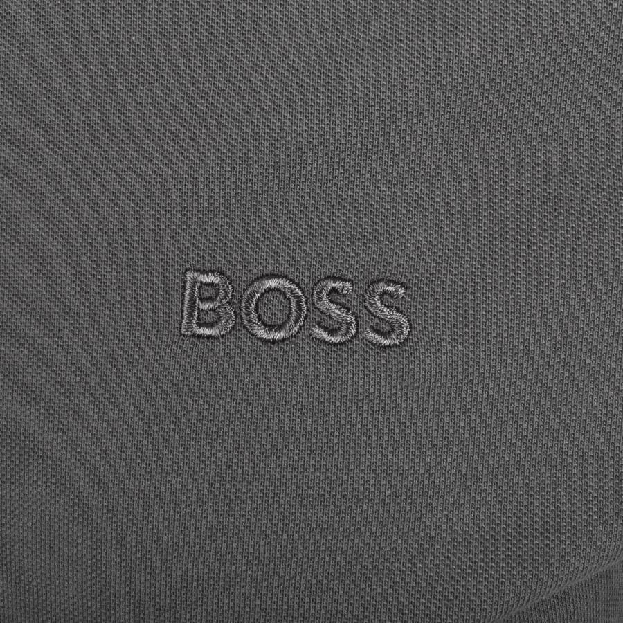 Image number 3 for BOSS Paule 4 Polo T Shirt Dark Grey