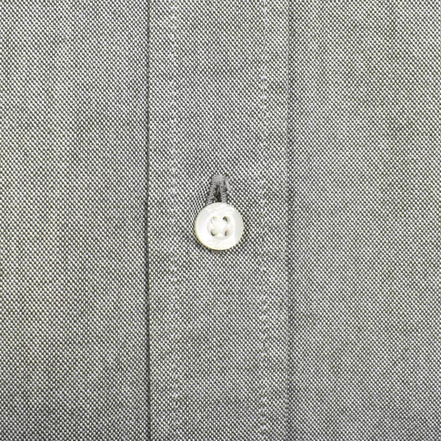 Image number 4 for HUGO Long Sleeved Evito Shirt Green