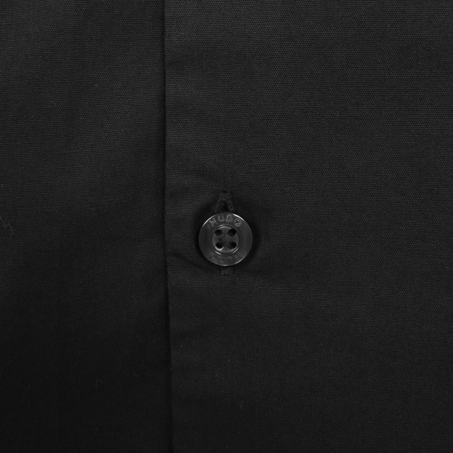 Image number 3 for HUGO Long Sleeved Ermo Shirt Black