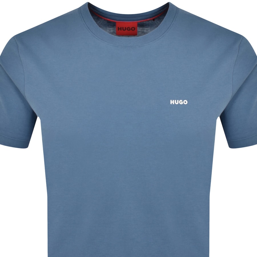 Image number 2 for HUGO Dero222 T Shirt Blue