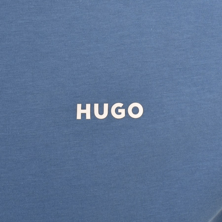 Image number 3 for HUGO Dero222 T Shirt Blue