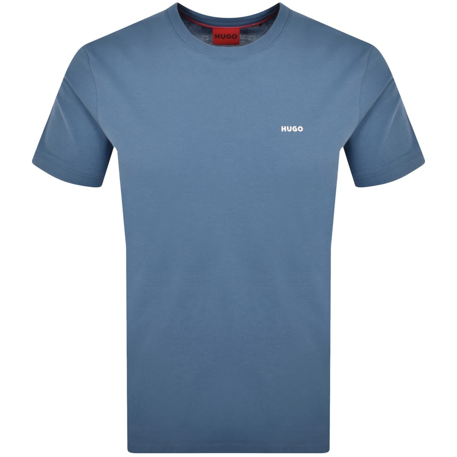 Image number 1 for HUGO Dero222 T Shirt Blue