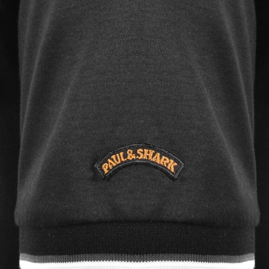 Image number 3 for Paul And Shark Logo Polo T Shirt Black