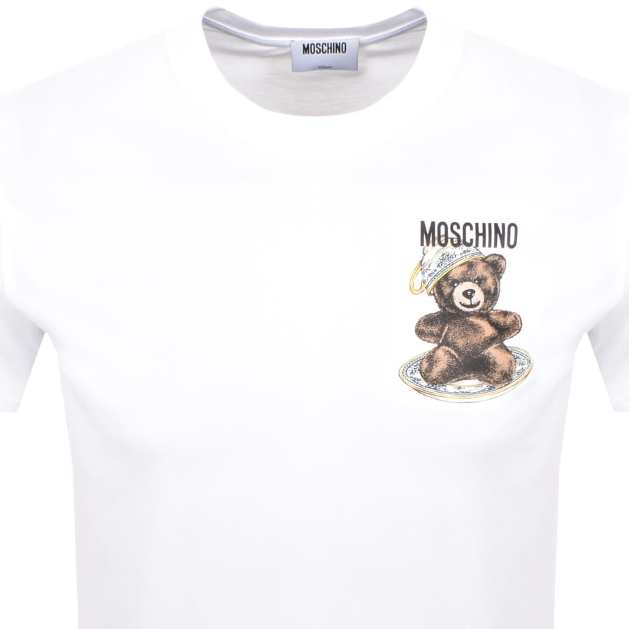 Image number 2 for Moschino Logo T Shirt White