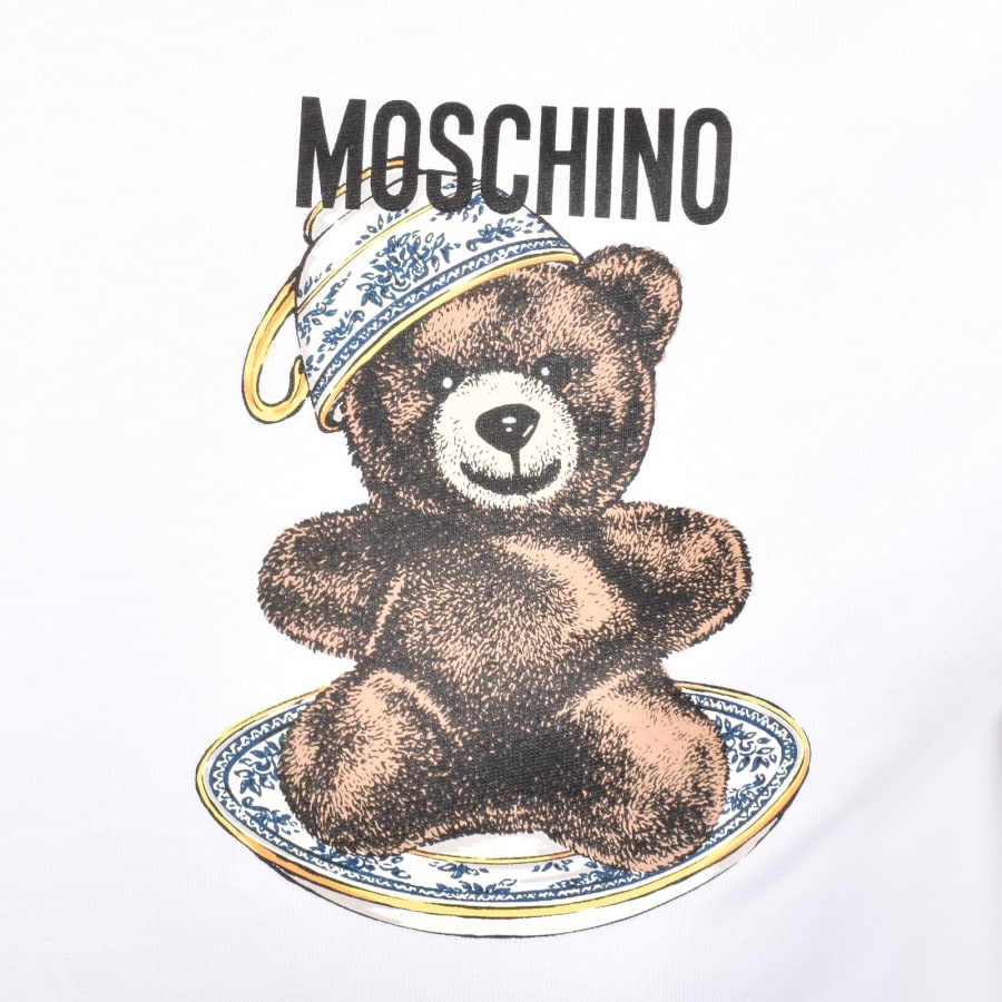 Image number 3 for Moschino Logo T Shirt White