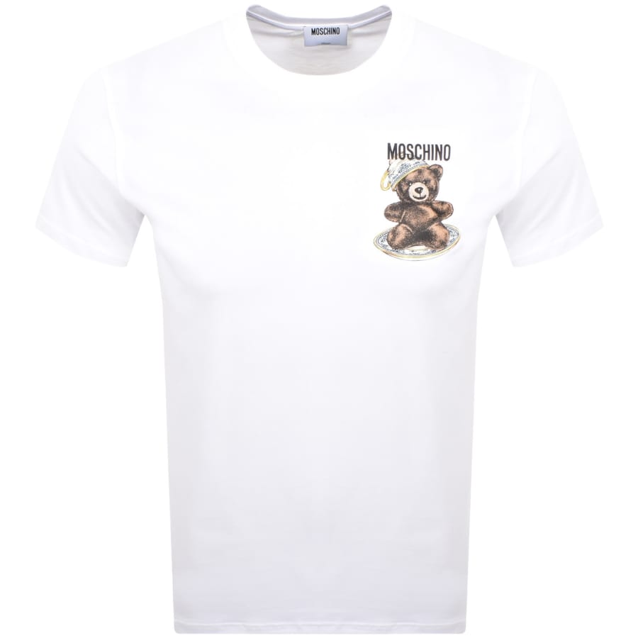 Image number 1 for Moschino Logo T Shirt White