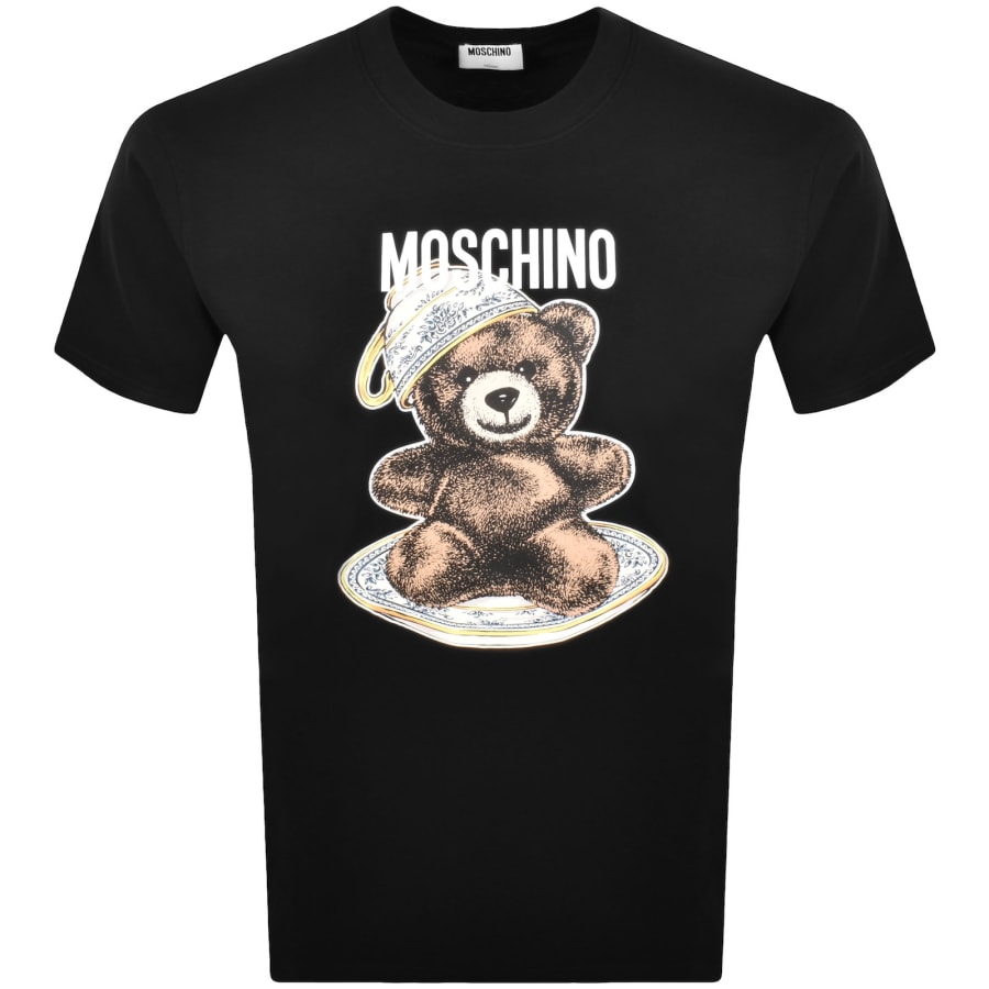 Image number 1 for Moschino Logo T Shirt Black