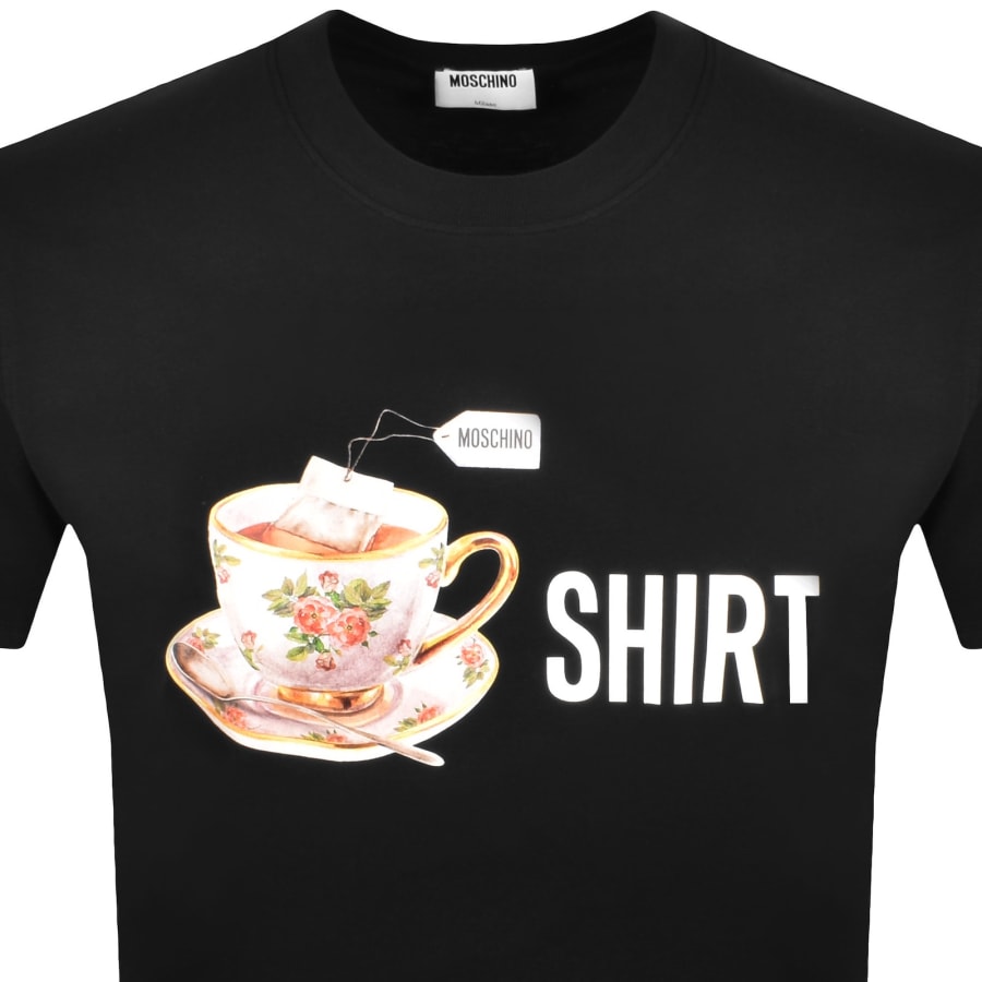Image number 2 for Moschino Logo T Shirt Black
