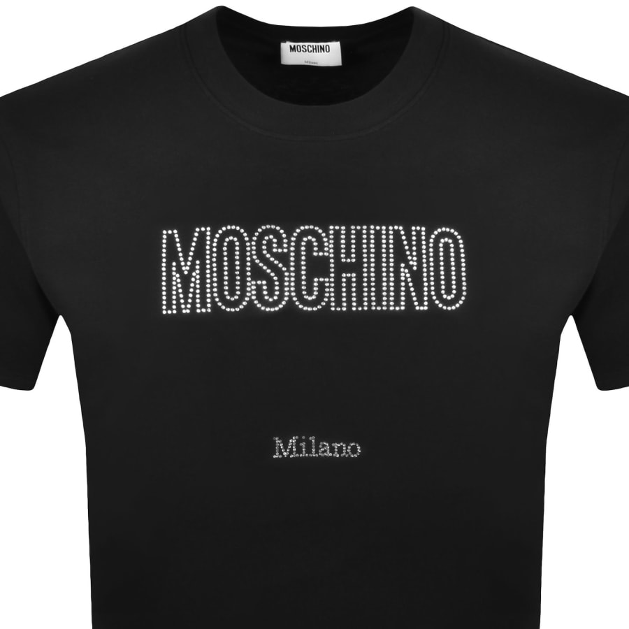 Image number 2 for Moschino Logo T Shirt Black