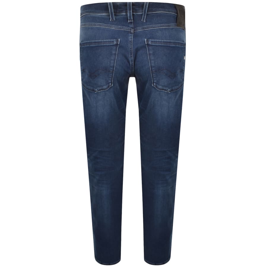Image number 3 for Replay Anbass Hyperflex Jeans Blue