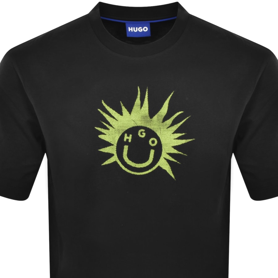 Image number 2 for HUGO Blue Nugix T Shirt Black