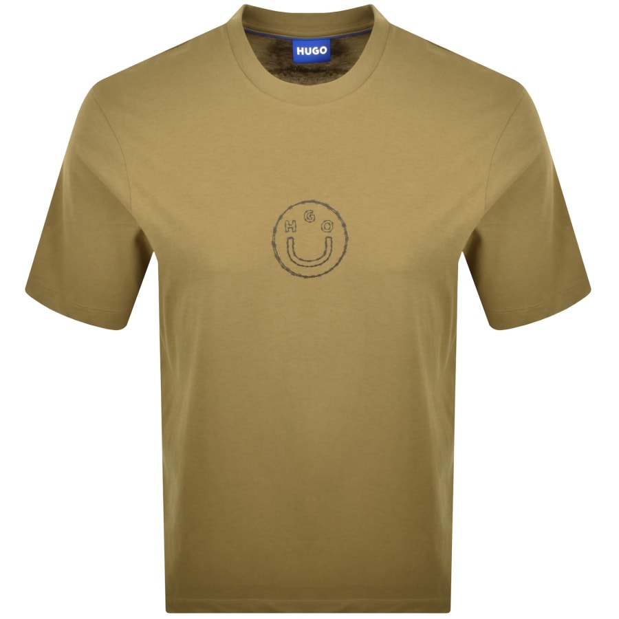 Image number 2 for HUGO Blue Nylix T Shirt Khaki