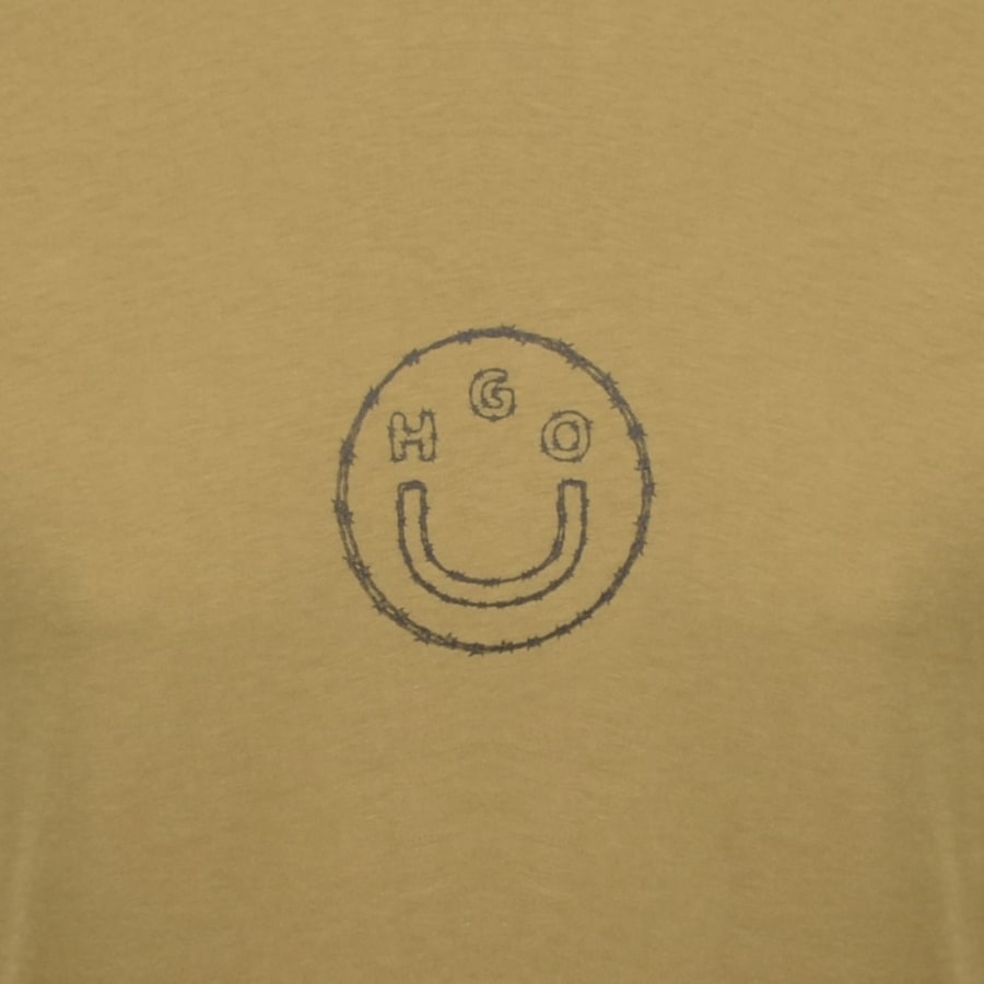 Image number 4 for HUGO Blue Nylix T Shirt Khaki