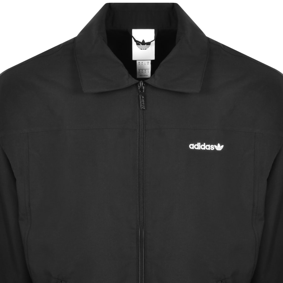 Image number 2 for adidas Brushed Track Top Black