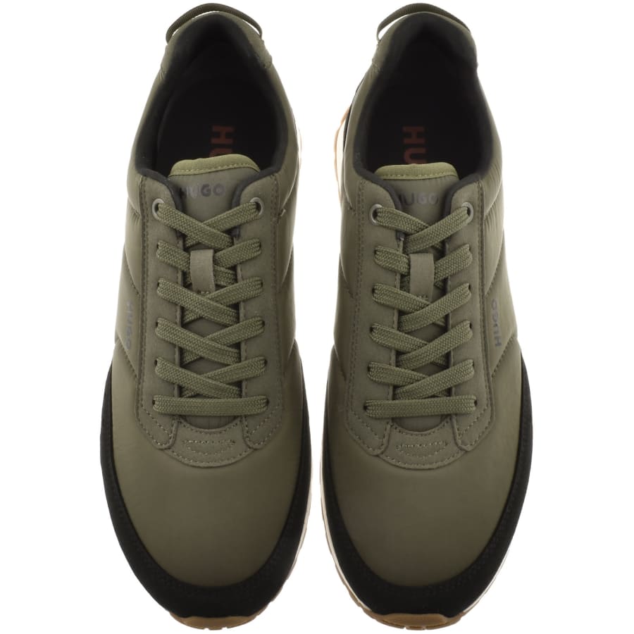 Image number 3 for HUGO Icelin Runner Trainers Green