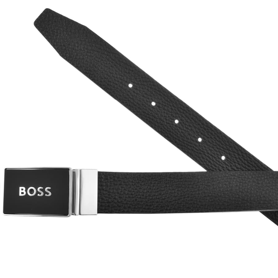 Image number 3 for BOSS Reversible Icon Belt Black
