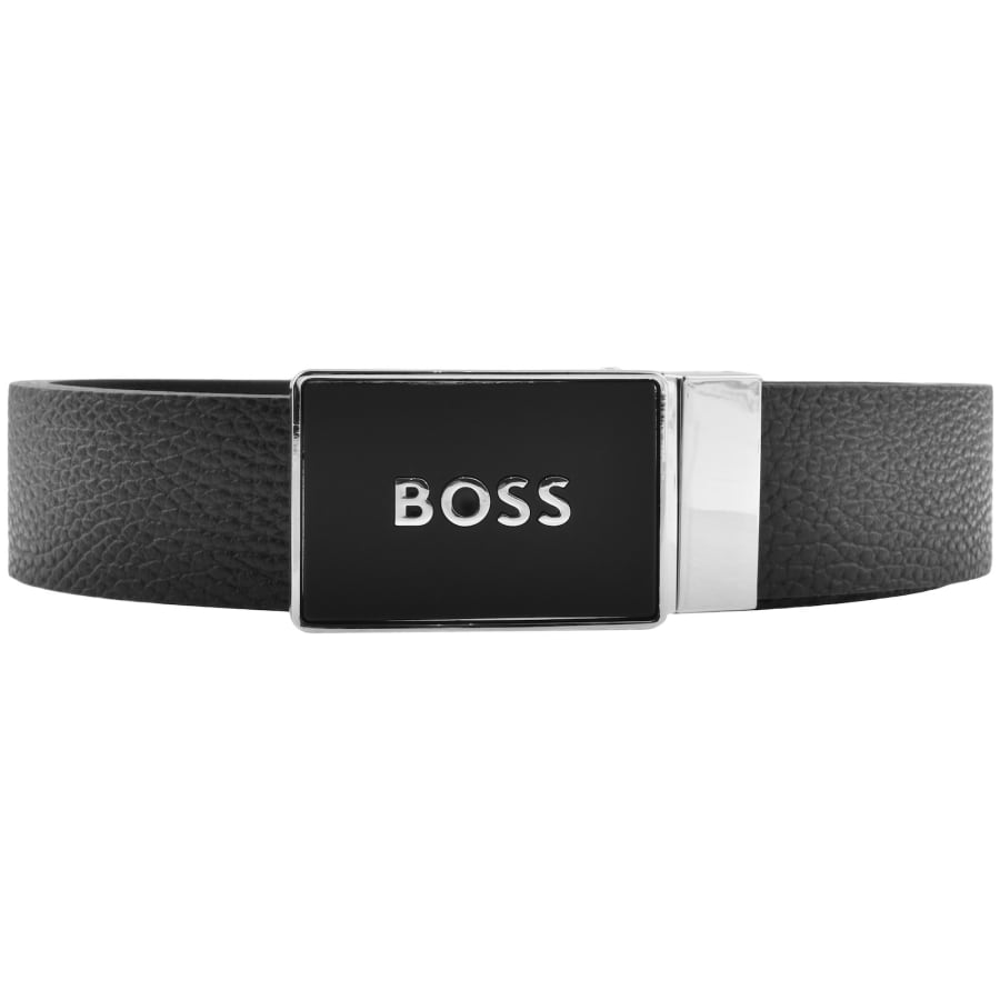 Image number 1 for BOSS Reversible Icon Belt Black