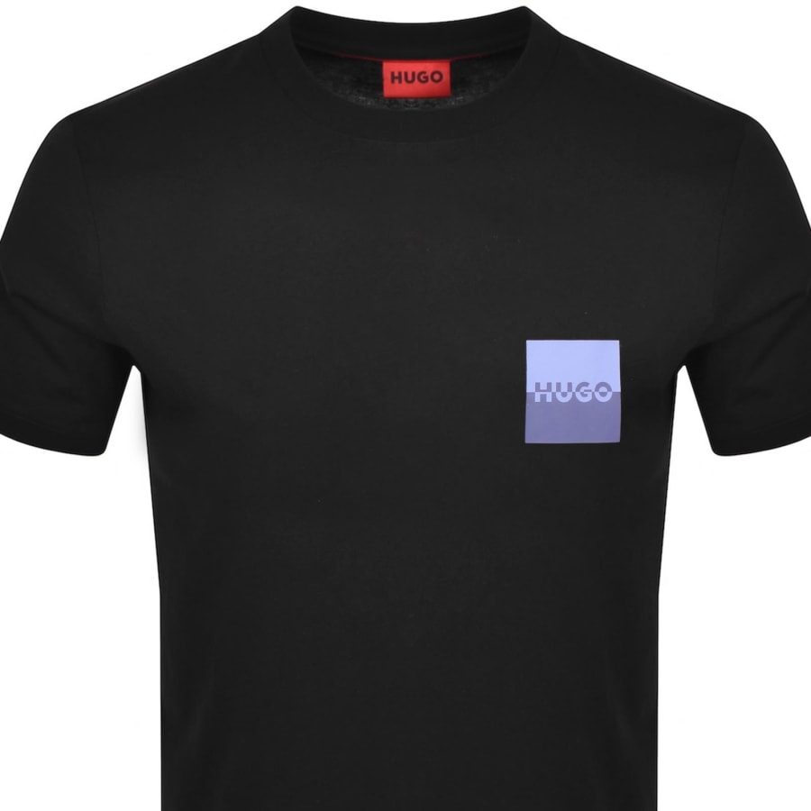 Image number 2 for HUGO Dapusi Crew Neck T Shirt Black