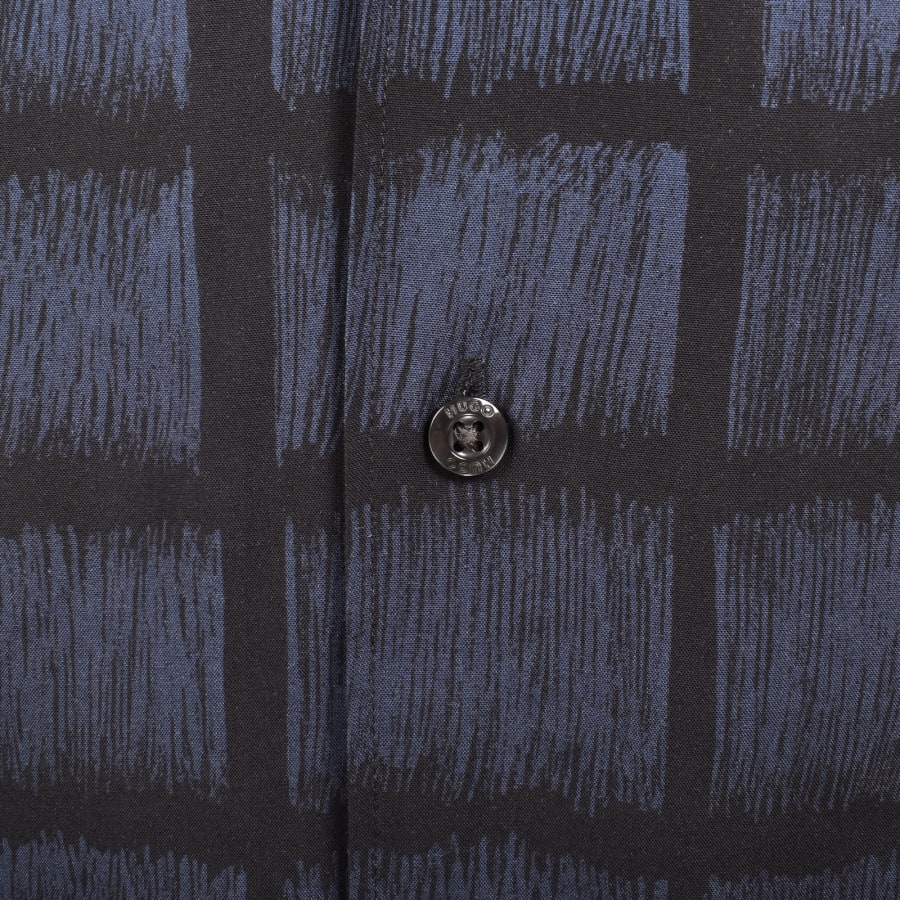 Image number 3 for HUGO Espino Shirt Navy
