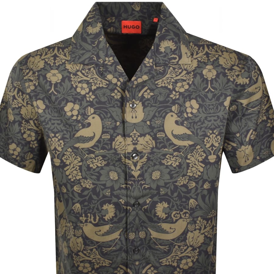 Image number 2 for HUGO Espino Shirt Green