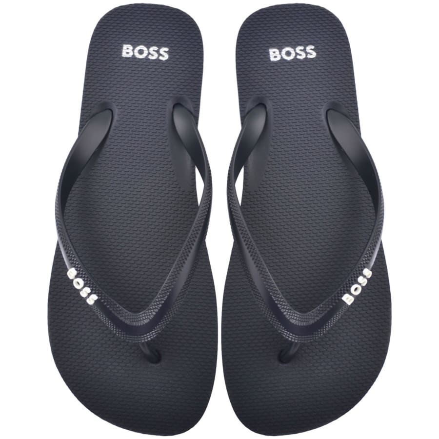Image number 1 for BOSS Tracy Flip Flops Navy