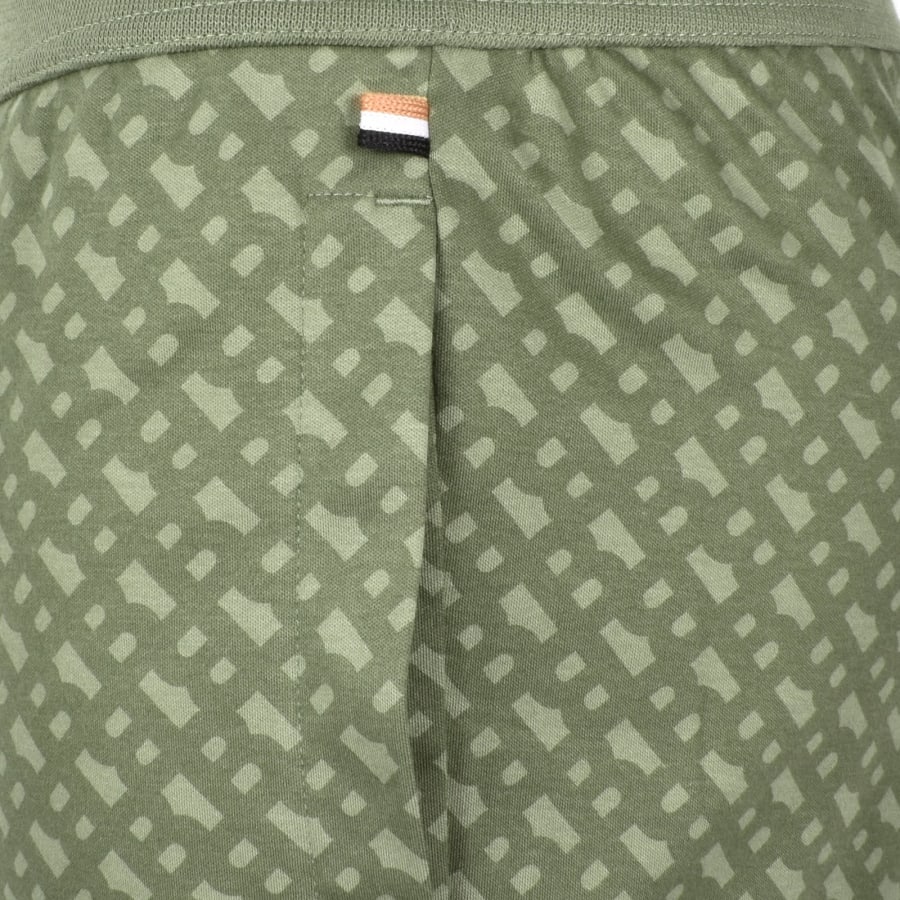 Image number 3 for BOSS Relax Shorts Green