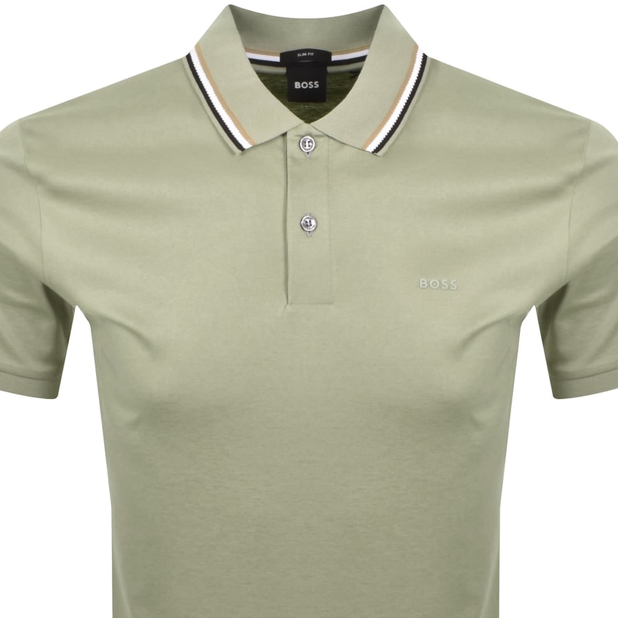 Image number 2 for BOSS Penrose 38 Polo T Shirt Green