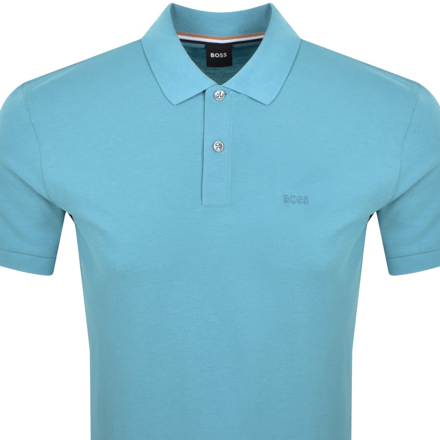 Image number 2 for BOSS Pallas Polo T Shirt Blue