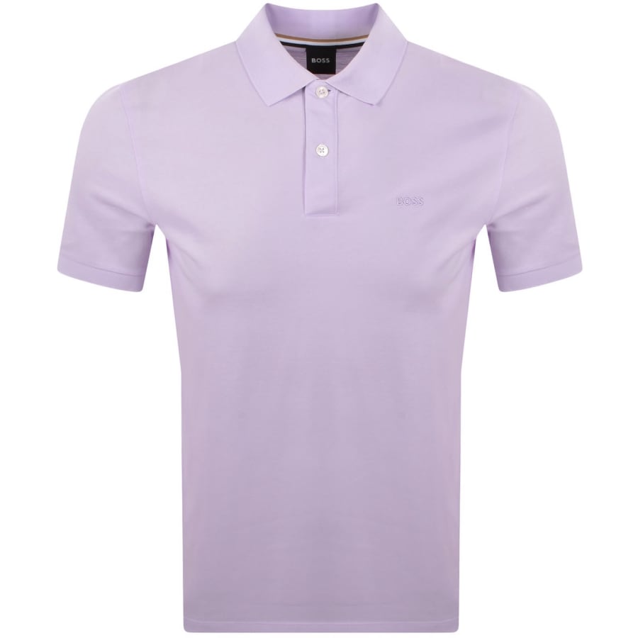 Image number 1 for BOSS Pallas Polo T Shirt Lilac