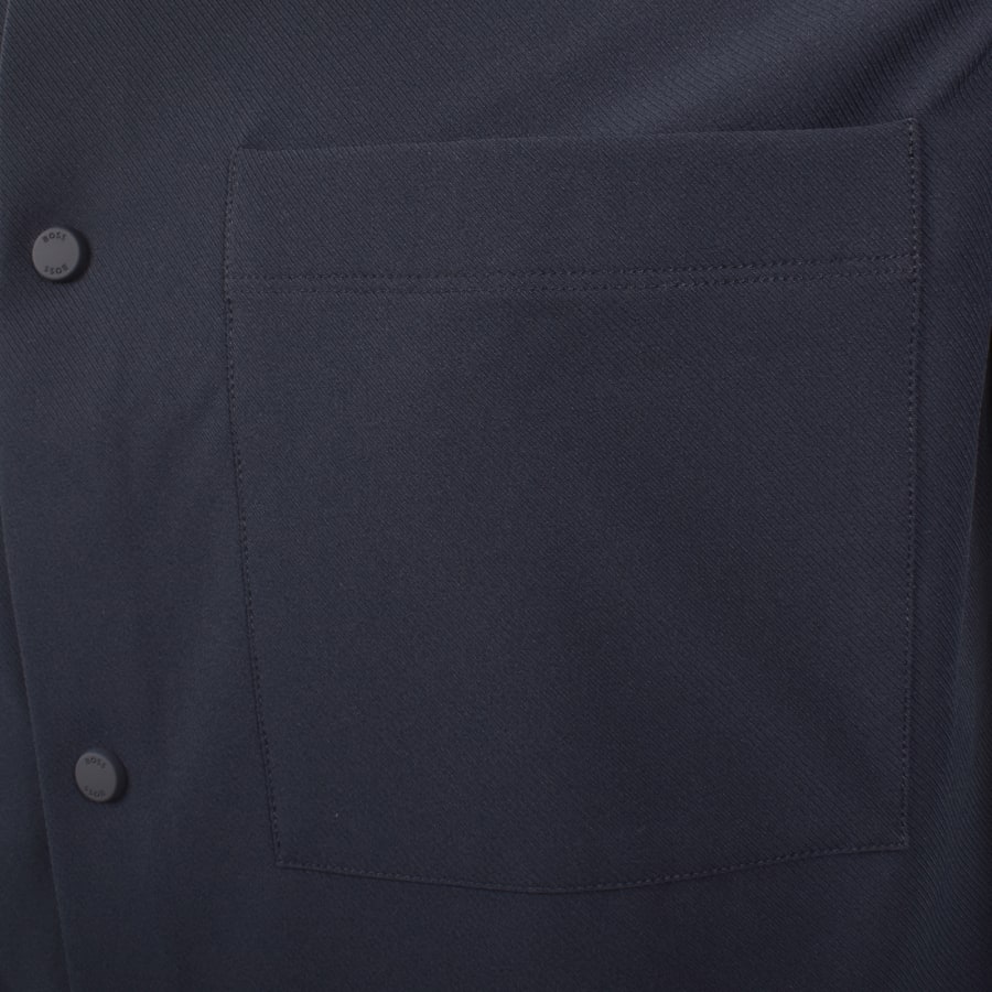 Image number 3 for BOSS Leo Kent Long Sleeve Shirt Navy