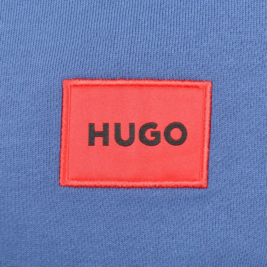 Image number 3 for HUGO Daple212 Hoodie Medium Blue