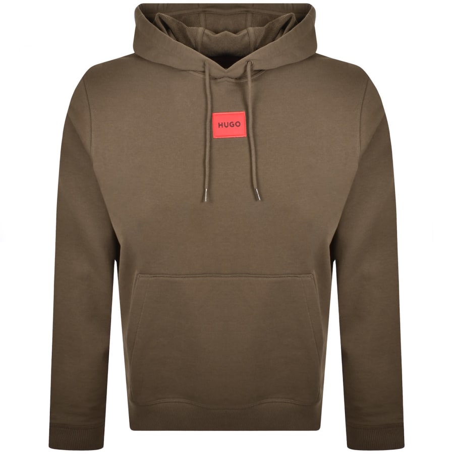 Image number 1 for HUGO Daratschi214 Hoodie Brown