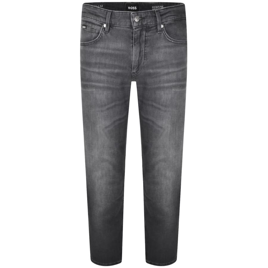 Image number 2 for BOSS Re Maine Regular Fit Jeans Grey