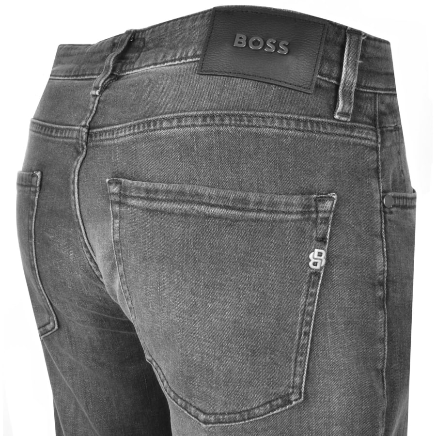 Image number 4 for BOSS Re Maine Regular Fit Jeans Grey