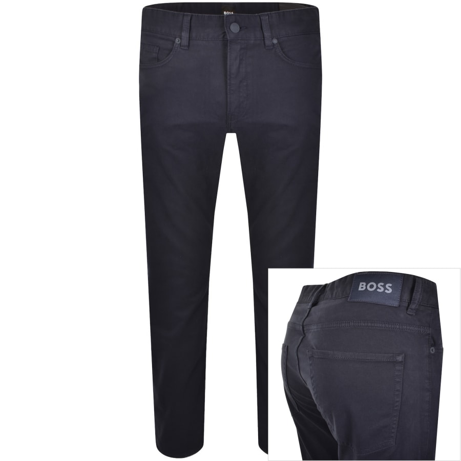 Image number 1 for BOSS H Delaware Slim Fit Jeans Navy