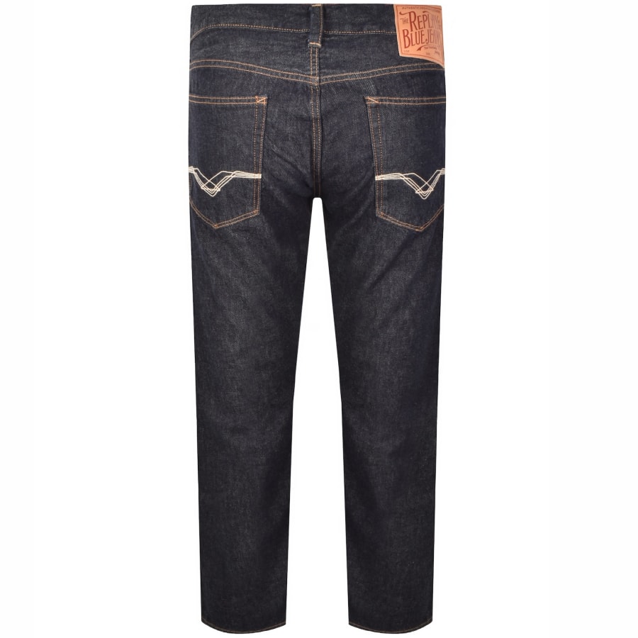 Image number 3 for Replay Deryck Regular Fit Jeans Blue