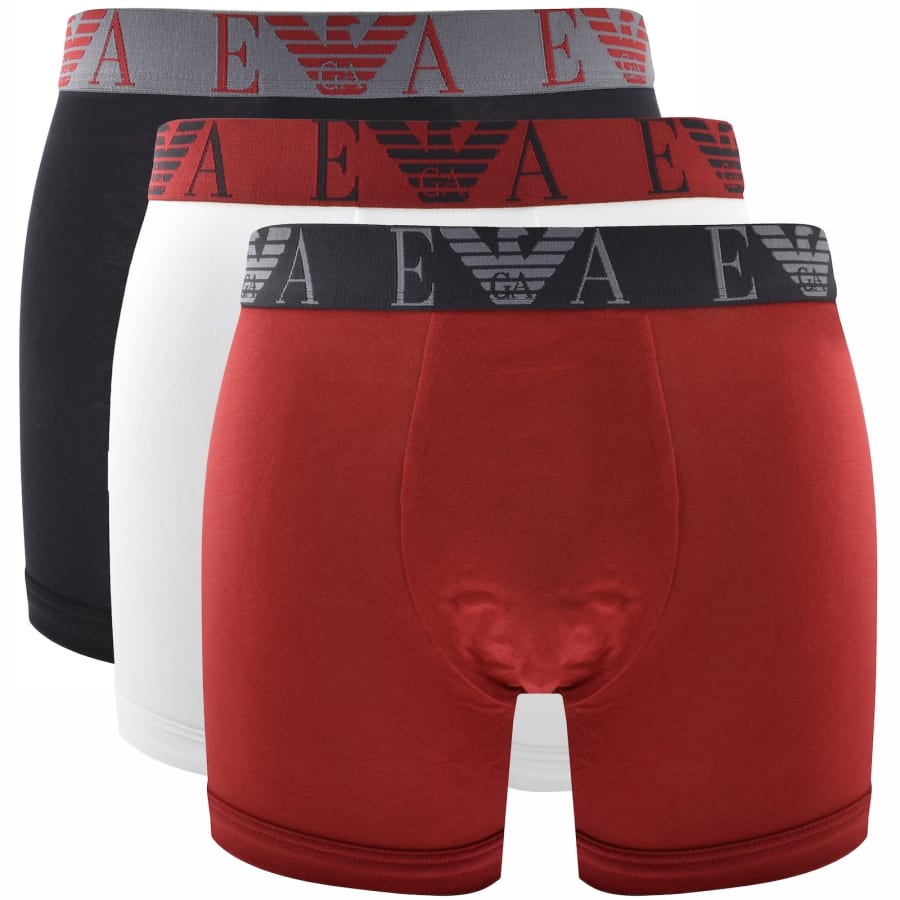 Image number 1 for Emporio Armani 3 Pack Boxer Briefs