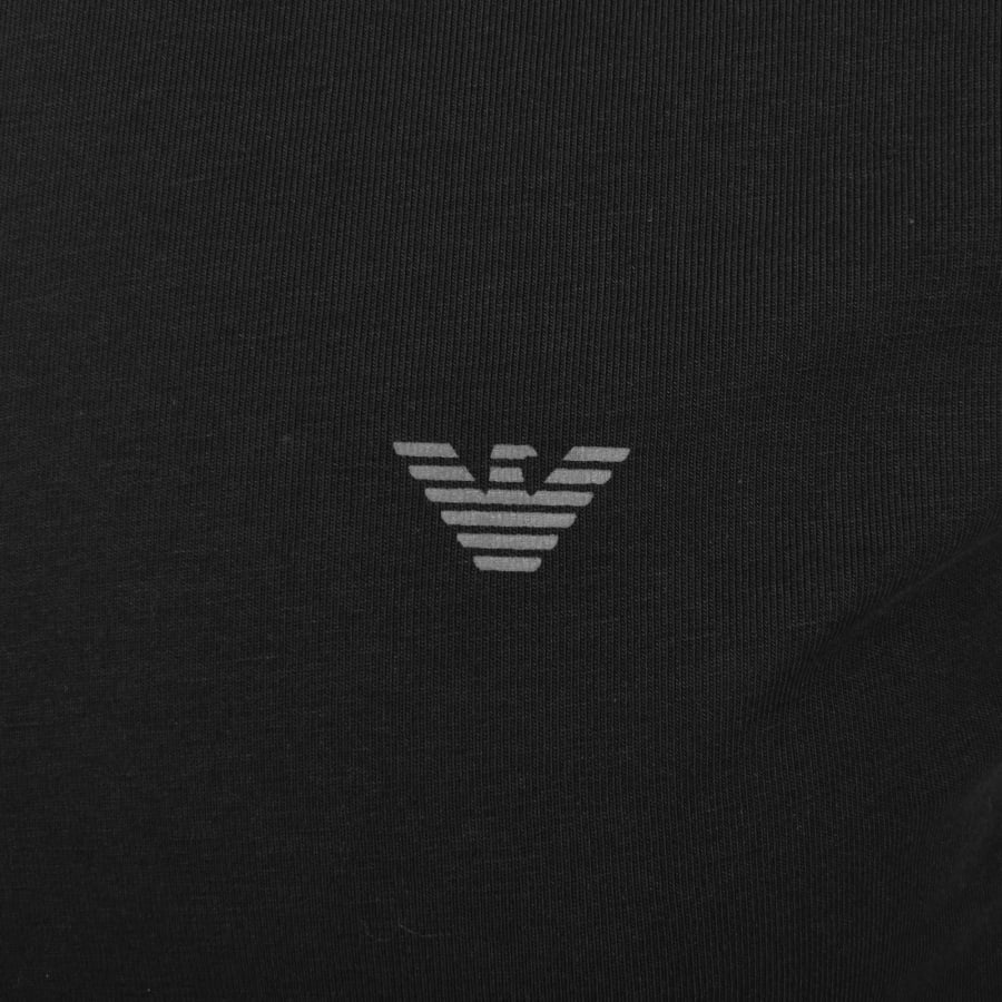 Image number 3 for Emporio Armani 2 Pack Logo T Shirts Black
