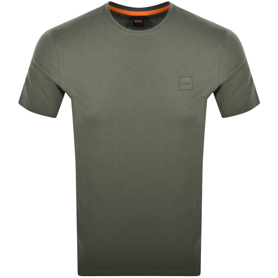 Image number 3 for BOSS Tales T Shirt And Sewalk Shorts Set Green