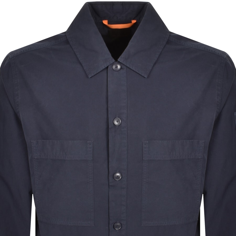 Image number 3 for BOSS Locky 2 Overshirt Dark Blue